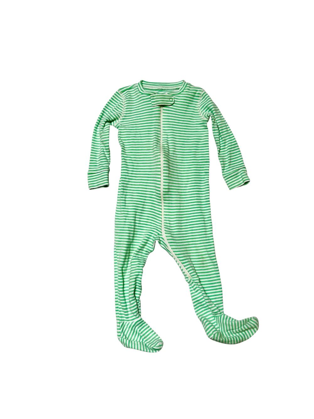 Primary Organic Cotton Footie Sleeper PJs Size 6-9m